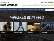 Tablet Screenshot of felonydefenseattorney.com